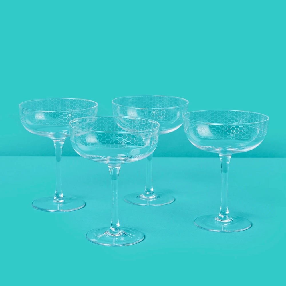 Chic and Tonic Coupe Glass Set of 4